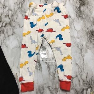 Baby boy dinosaur pajama bottoms fitted